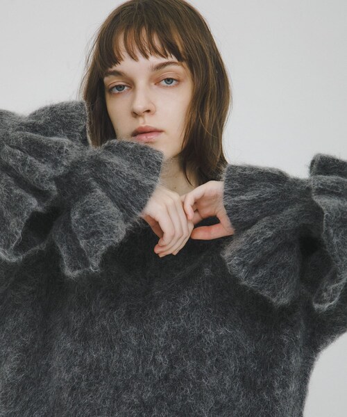 LAATO（ラート）の「frill sleeve mohair knit（ニット/セーター・レディース・パール/シャドウ・Free）」の17枚目の写真