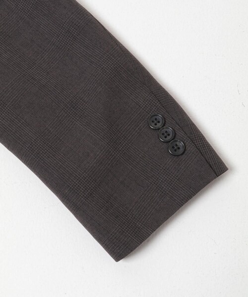 URBAN RESEARCH DOORS(アーバンリサーチドアーズ)の「LIFE STYLE TAILOR ウーリーノグレンチェックダブルジャケット(テーラードジャケット・メンズ・BROWN-CH・S/M/L/XL)」の21枚目の写真