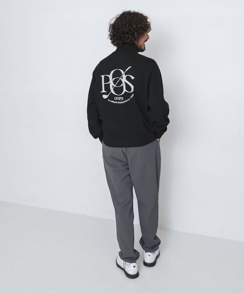 URBAN RESEARCH Sonny Label（アーバンリサーチサニーレーベル）の「OOPS　バックBIGロゴニット（ニット/セーター・メンズ・GRAY/BLACK/GREIGE・M/L/XL）」の8枚目の写真