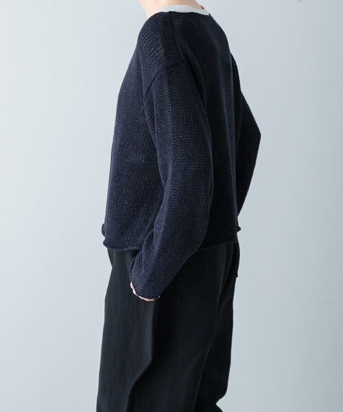 YLEVE EUROPEAN LINEN SILK PULLOVER