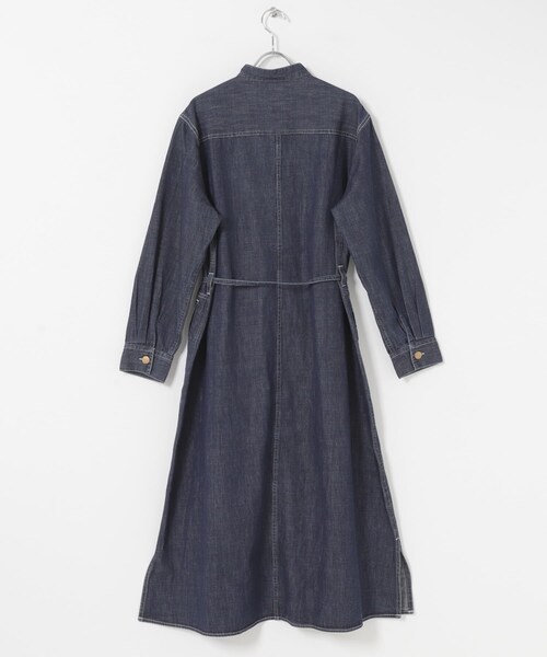 URBAN RESEARCH DOORS（アーバンリサーチドアーズ）の「『別注』Lee×DOORS　WORK SHIRTS ONE-PIECE（ワンピース・レディース・BLUE/NAVY・One）」の15枚目の写真
