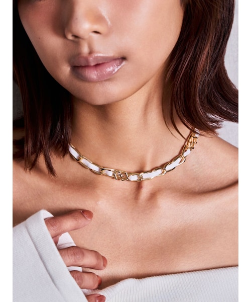 GYDA(ジェイダ)の「JEYSUS GG chainネックレス(ネックレス・レディース・シルバー/ゴールド・F)」の5枚目の写真