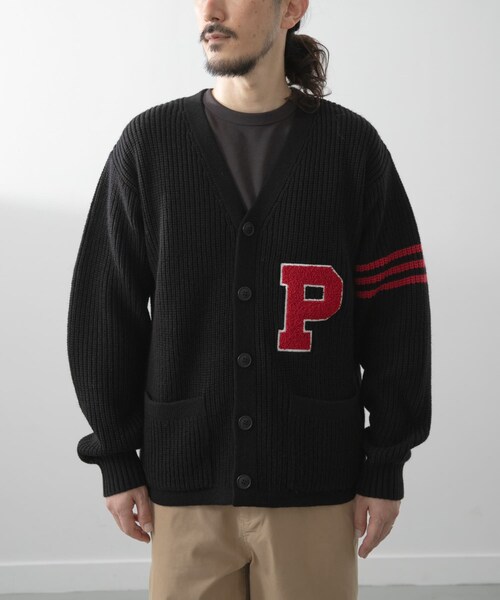 ITEMS URBANRESEARCH（アイテムズ アーバンリサーチ）の「ウール混サガラ刺繍カーディガン（カーディガン/ボレロ・メンズ・GRN/BLK・M/L）」の8枚目の写真