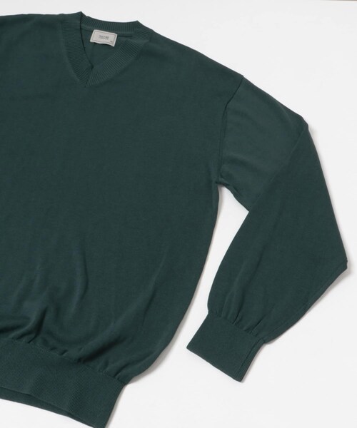 URBAN RESEARCH(アーバンリサーチ)の「ANOTHER OFFICE Current Silk V-neck Knit(ニット/セーター・メンズ・Mild Brown/Forest・1/2/3)」の14枚目の写真