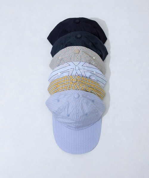 URBAN RESEARCH（アーバンリサーチ）の「Share the Fantasy　6 panel long brim cap（キャップ・メンズ・SAX×BROWN・FREE）」の4枚目の写真