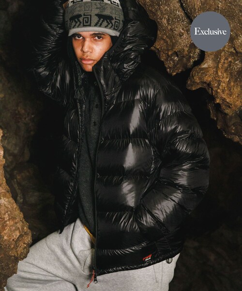 EKAL（エカル）の「『別注』NANGA×EKAL　クラシックダウンジャケット（その他アウター・メンズ・ブラック/ブラウン・M/L）」の4枚目の写真