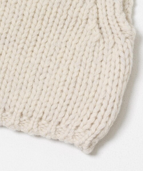 URBAN RESEARCH（アーバンリサーチ）の「AMOMENTO　HAND KNITTED VEST（ベスト・レディース・ECRU/GREY・S）」の5枚目の写真