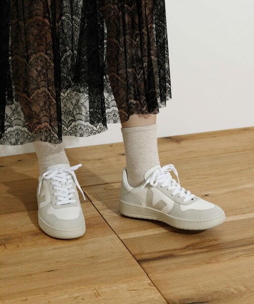 THE GOODLAND MARKET(ザグッドランドマーケット)の「veja V10 MESH-23(スニーカー・メンズ・NATURAL/NAUTICO・36/37/38/39/41/42/43)」の3枚目の写真