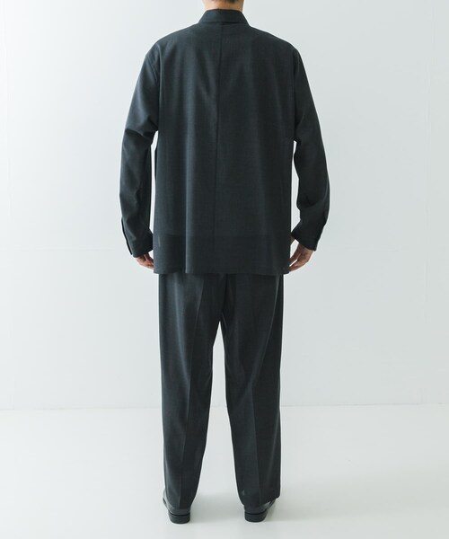URBAN RESEARCH（アーバンリサーチ）の「『別注』ATON×URBAN RESEARCH　OVERSIZED SHIRTS（シャツ/ブラウス・メンズ・075NAV/IND/004CHA・4/6）」の21枚目の写真