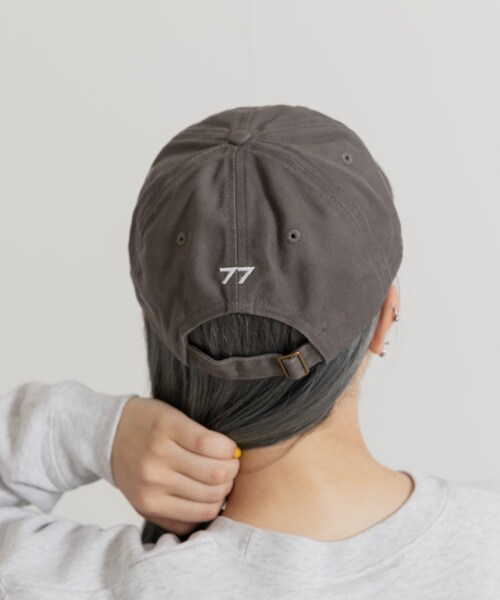 THE GOODLAND MARKET（ザグッドランドマーケット）の「77circa　fandom embroidery cap（キャップ・レディース・blue/beige/gray/black・one）」の11枚目の写真