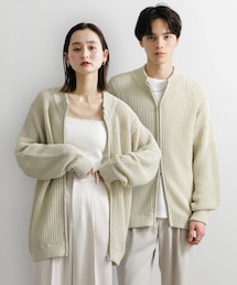 SENSE OF PLACE by URBAN RESEARCH | 『ユニセックス』『洗濯可』シアーメッシュドライバーズカーディガン(カーディガン/ボレロ)