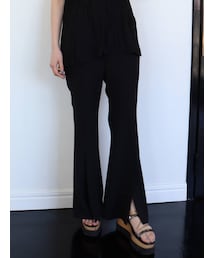 MURUA | センタースリットフレアパンツ(スラックス)