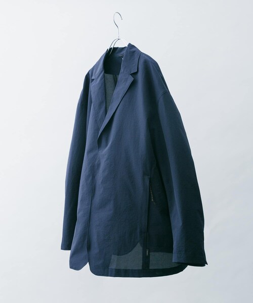 EKAL(エカル)の「『吸水速乾/通気性/軽量』DOT AIR JACKET(テーラードジャケット・メンズ・ネイビー/ブラウン/ブラック・M/L)」の4枚目の写真