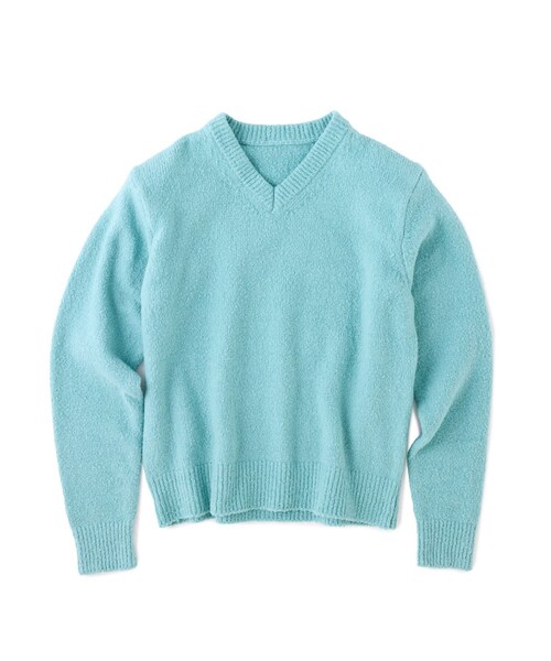 ADAM ET ROPE'(アダムエロペ)の「MU BRUSHED V NECK PUD PULLOVER KNIT(ニット/セーター・レディース・ダークブラウン/ベージュ/ネイビー/サックス・38/40/42)」の22枚目の写真