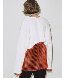 jouetie | 2WAYダメージワッフルカーディガン【WEB限定】(カーディガン/ボレロ)