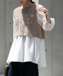 ITEMS URBANRESEARCH | レースドッキングブラウス(シャツ/ブラウス)