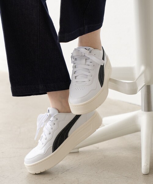 ROPE' PICNIC(ロペピクニック)の「【一部店舗限定】【PUMA/プーマ】COURT LALLY SKYE DENIM 2(スニーカー・レディース・ホワイト・23.0/24.0/25.0)」の17枚目の写真