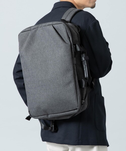 RODE SKO（ロデスコ）の「撥水タック3WAYリュックサック（バックパック/リュック・メンズ・BLACK/CHARCOAL・one）」の2枚目の写真