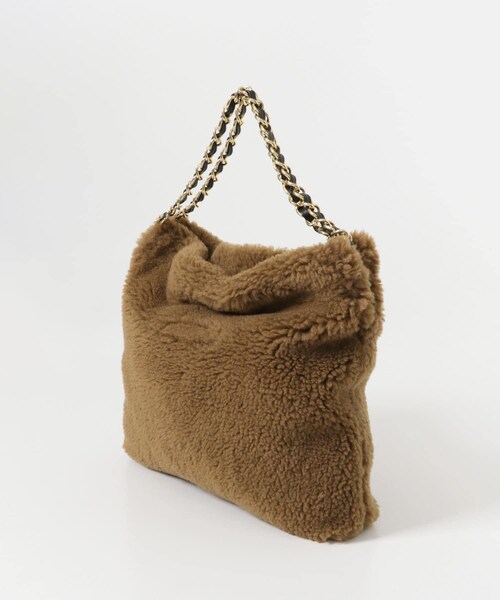 URBAN RESEARCH ROSSO（アーバンリサーチロッソ）の「VIOLA d’ORO　エコファーショルダーS（ショルダーバッグ・レディース・dgray/brown/offwhite/blue・-）」の15枚目の写真