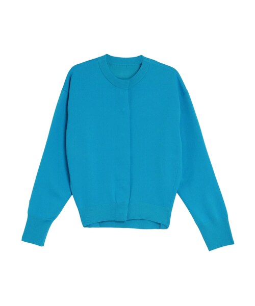 ELENDEEK（エレンディーク）の「BASIC C/N CD（カーディガン/ボレロ・レディース・ブラック/ブルー/オフホワイト/ホワイト/ライトグレー・F）」の2枚目の写真