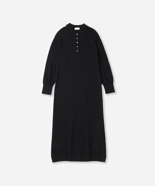 Saturdays NYC（サタデーズ ニューヨークシティ ）の「Martina Collared Dress  | WOMEN（ワンピース・レディース・ブラック/チャコール/ブラウン・M/S）」の2枚目の写真