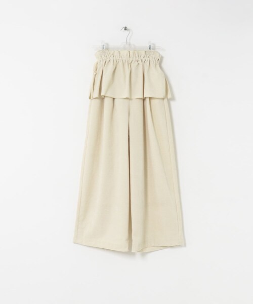 LAATO（ラート）の「wrinkle velor wide pants（その他パンツ・レディース・クリーム/キャラメル/シャドウ・FREE）」の7枚目の写真