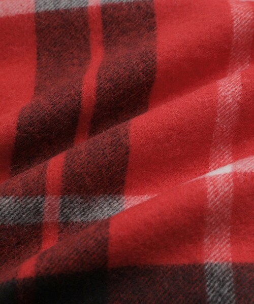 ADAM ET ROPE'(アダムエロペ)の「【TWEEDMILL(ツイードミル)】Knee Rug(大判ストール)(マフラー・レディース・グレー系/カーキ/ターコイズ/レッド系・F)」の20枚目の写真