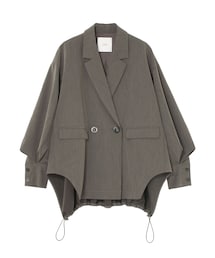 UN3D. | W TRIANGLE TUCK JK(テーラードジャケット)