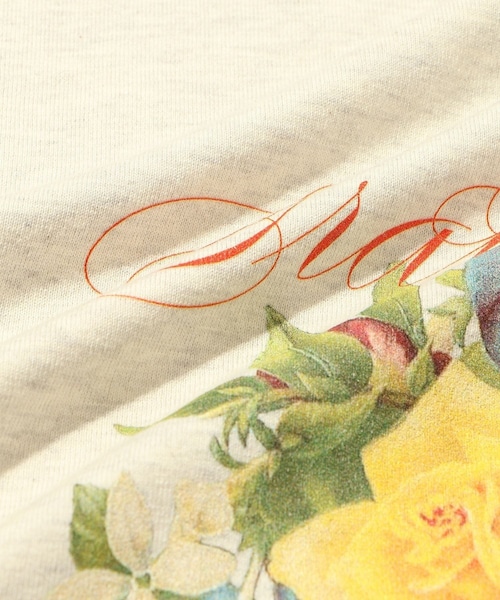 ADAM ET ROPE'（アダムエロペ）の「【TENDER PERSON/テンダー パーソン】FLOWER GARDEN TEE（Tシャツ/カットソー・メンズ・スミクロ/ライトグレー・1/2）」の16枚目の写真