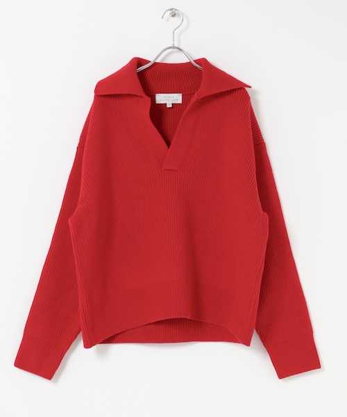 かぐれ（カグレ）の「STUDIO NICHOLSON　NASH（ニット/セーター・レディース・CRIMSON/D NAVY・0）」の2枚目の写真