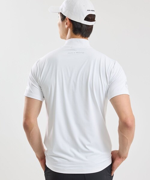 ROPE'(ロペ)の「【JONESコラボ】半袖モックネックシャツ(Tシャツ/カットソー・レディース・ブラック/ホワイト・L/M/S/XL)」の12枚目の写真