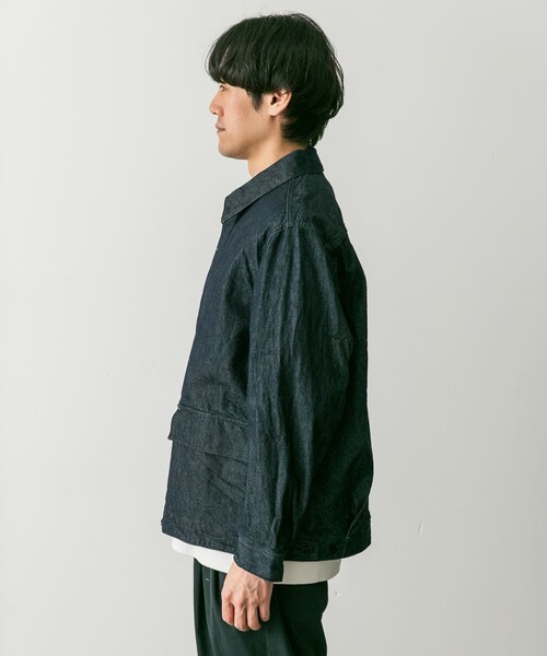 URBAN RESEARCH DOORS（アーバンリサーチドアーズ）の「STILL BY HAND　10oz denim jacket（デニムジャケット・メンズ・NAVY/IVORY・46/48）」の8枚目の写真