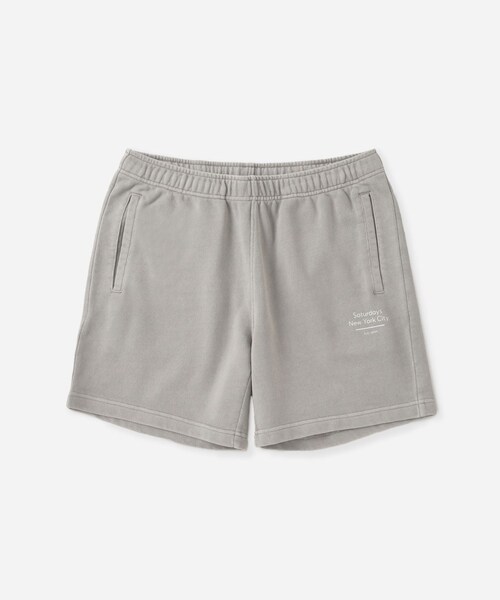 Saturdays NYC（サタデーズ ニューヨークシティ ）の「Austin Pigment Dyed Printed Short Pant（その他パンツ・レディース・チャコール/キナリ/グリーン・L/M/S/XL）」の7枚目の写真