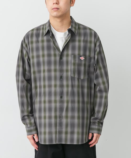 URBAN RESEARCH DOORS(アーバンリサーチドアーズ)の「DANTON WORK SHIRTS(シャツ/ブラウス・メンズ・BRW/CML/GRY/OLV・38/40/42)」の16枚目の写真
