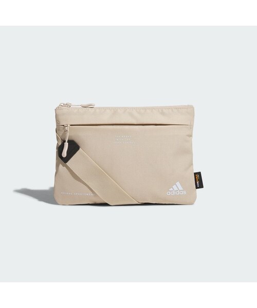 adidas(アディダス)の「マストハブ サコッシュ(バッグ・メンズ・ブラック/ベージュ/チャコール・フリー)」の5枚目の写真