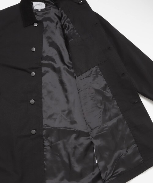 URBAN RESEARCH Sonny Label（アーバンリサーチサニーレーベル）の「carhartt　WEBSTER COAT（ステンカラーコート・メンズ・Black・S/M）」の14枚目の写真