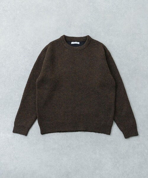 URBAN RESEARCH（アーバンリサーチ）の「W face Knit Pullover（ニット/セーター・メンズ・BLUE/CHARCOAL/BROWN/BLACK・M/L）」の3枚目の写真
