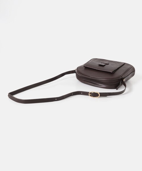 URBAN RESEARCH ROSSO（アーバンリサーチロッソ）の「VINTAGE　YVESAINTLAURENT90s内側ロゴレザーハンドバッグ（ハンドバッグ・レディース・ダークブラウン・-）」の6枚目の写真