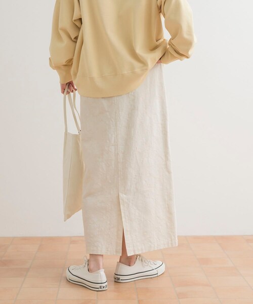 URBAN RESEARCH DOORS(アーバンリサーチドアーズ)の「ジャガードストレートスカート(スカート・レディース・IVORY/CAMEL・M)」の12枚目の写真