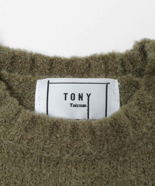 THE GOODLAND MARKET（ザグッドランドマーケット）の「TONY　Pier Ring Yarn Knit（ニット/セーター・メンズ・BLK/MOKA/GRN・M/XL）」の13枚目の写真