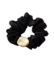 nissen | 【Creamdot.】ニュアンスメタルが印象的サテン調シュシュ(その他ヘアアクセサリー)