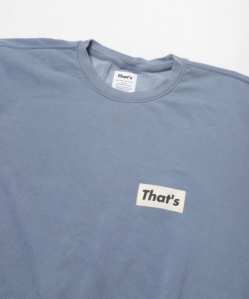 THE GOODLAND MARKET（ザグッドランドマーケット）の「That’s　THE SWEAT RELAX（スウェット・メンズ・DGR/BL・M/L/XL）」の13枚目の写真