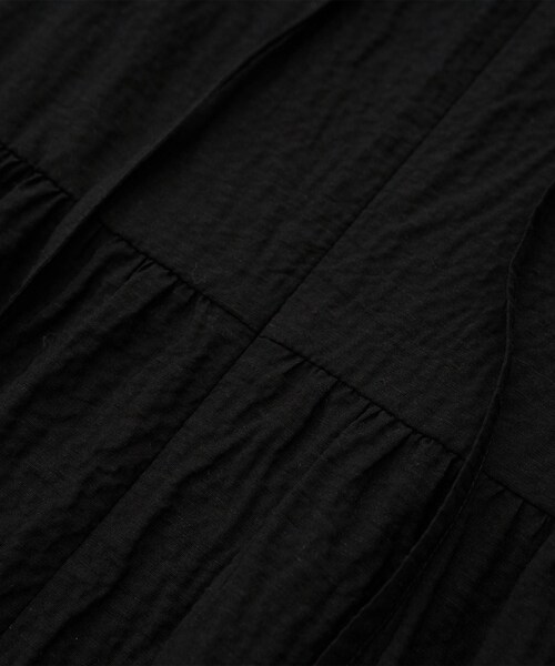 ROPE'（ロペ）の「【WEB・一部店舗限定】バックシャンティアードワンピース/洗える（ワンピース・レディース・ブラック/ターコイズ・F）」の19枚目の写真