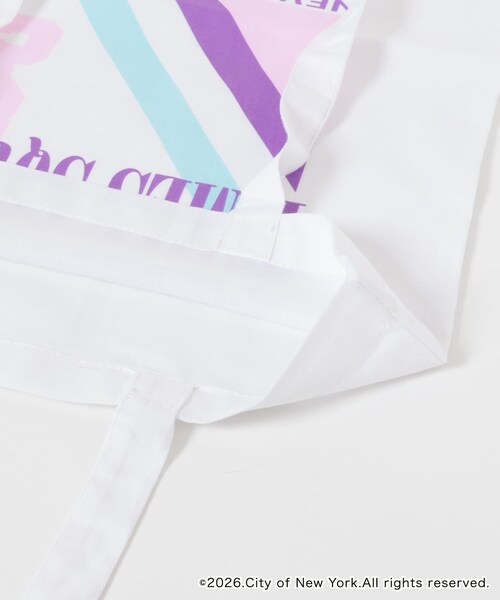 KBF(ケイビーエフ)の「GOOD ROCK SPEED NYC ToteBag(トートバッグ・レディース・WHITE/NATURAL・Free)」の5枚目の写真