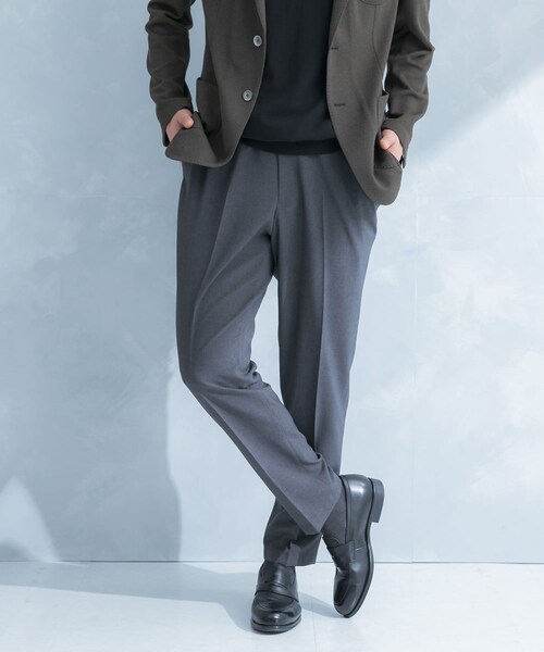 URBAN RESEARCH DOORS(アーバンリサーチドアーズ)の「LIFE STYLE TAILOR リネンライクコンフォータブルパンツ(スラックス・メンズ・BLUE NAVY/GRAY/OLV BROWN・S/M/L/XL)」の10枚目の写真