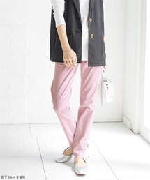 nissen | 超ストレッチレーヨン混スリムパンツ（ゆったり太もも）（選べる3レングス）＜大きいサイズ有＞(パンツ)