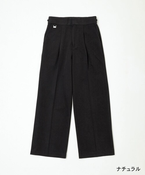 ADAM ET ROPE'（アダムエロペ）の「【WEB限定】骨格別スラックスパンツ（ストレート/ウェーブ/ナチュラル）（スラックス・レディース・ブラック/ブラック系/グレー/ライトグレー/グレー系/ベージュ/ベージュ系・36/38）」の6枚目の写真