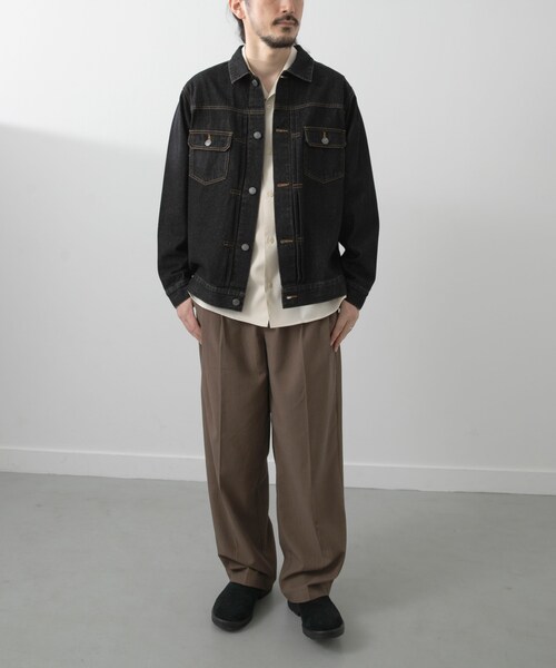 ITEMS URBANRESEARCH（アイテムズ アーバンリサーチ）の「DENIM JACKET TYPE 2nd（デニムジャケット・メンズ・IDG BLU/BLK・M/L）」の19枚目の写真