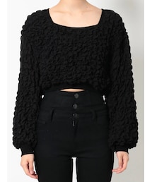 EMODA | 3Dファブリックトップス(Tシャツ/カットソー)