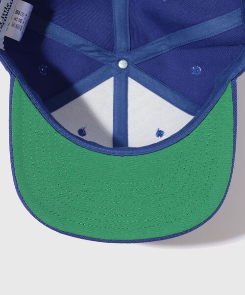 ADAM ET ROPE'（アダムエロペ）の「【Little Yarmouth/リトルヤーマス】AOI Embroidery Cap（キャップ・メンズ・ブルー・F）」の7枚目の写真